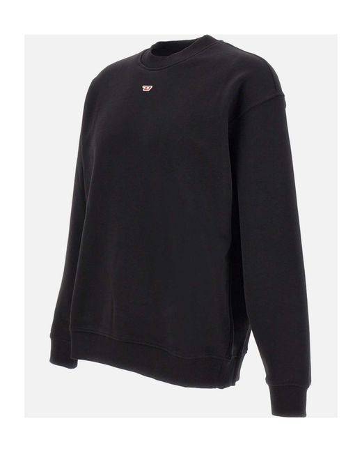 DIESEL Blue S-Boxt-D Logo Patch Sweatshirt for men