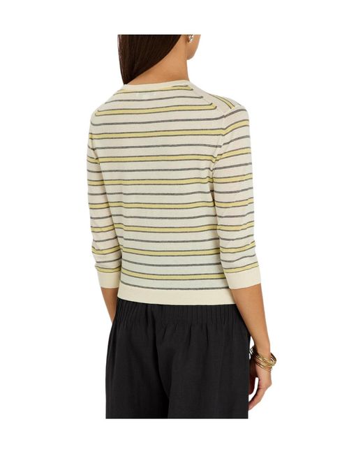 Vince Natural Cashmere-Blend Cardigan