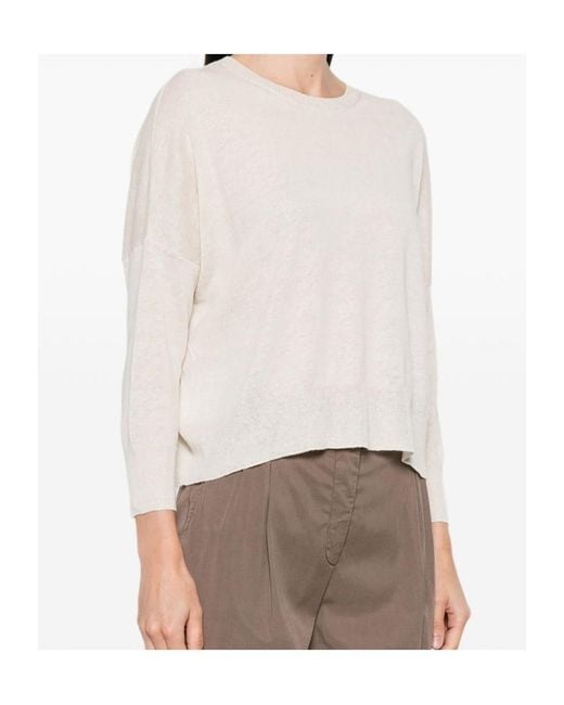 Baserange Natural Long-Sleeve Top