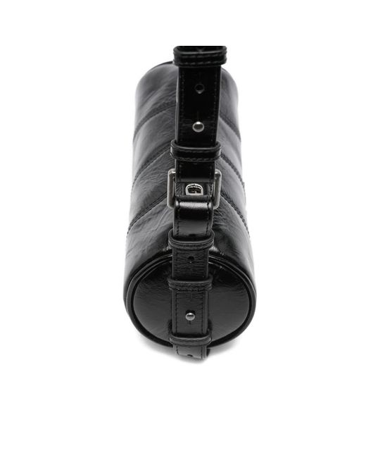 Zadig & Voltaire Black Zippered Shoulder Bag