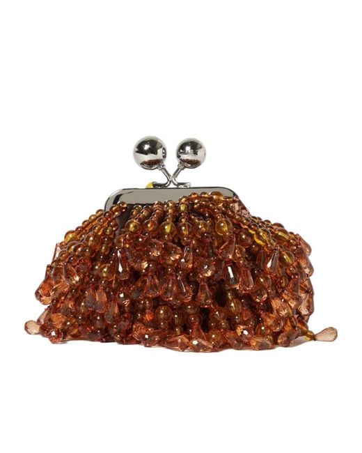 Weekend by Maxmara Brown Chain Shoulder Bag