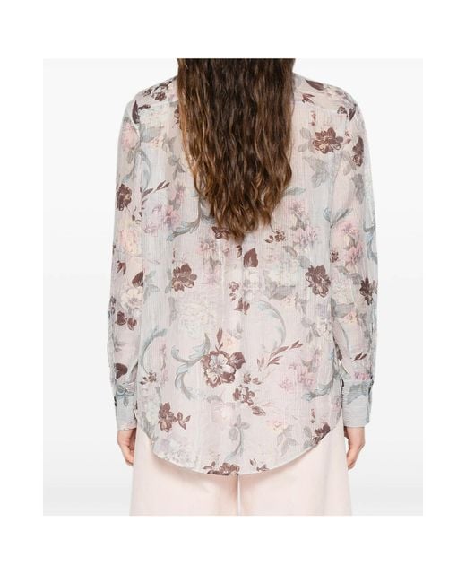 Forte_forte Gray Printed Shirt