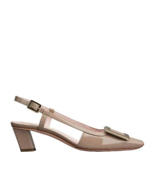 Roger Vivier Multicolor Belle Vivier Buckle Slingback Pumps