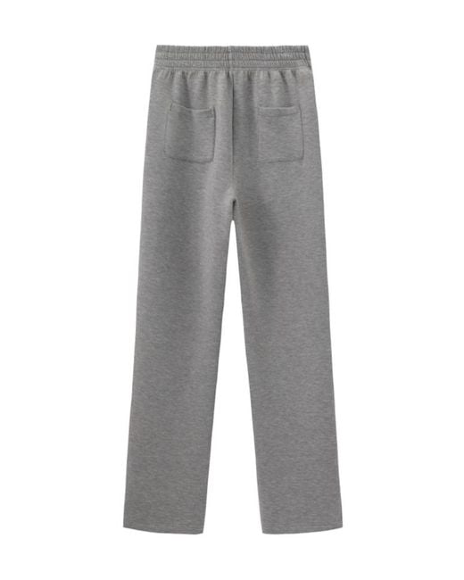 Marissa Chiara Gray Elastic Waist Sports Pants for men