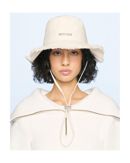 Jacquemus White Hat for men