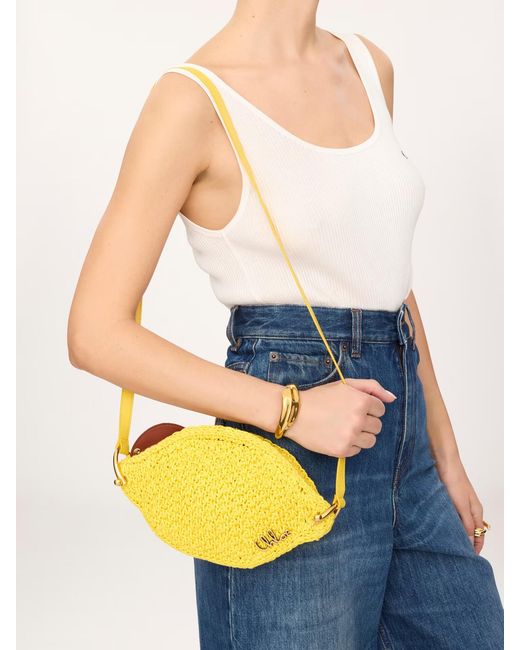 Chloé Yellow Tropicus Lemon Crossbody Bag