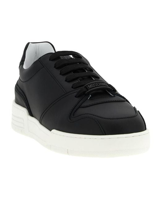 Moschino Black Kevin Low-Top Sneakers for men