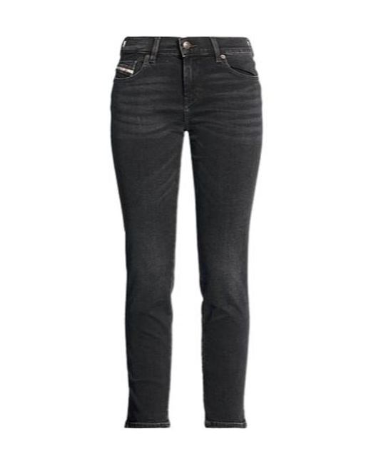 DIESEL Black Slim-Fit Jeans