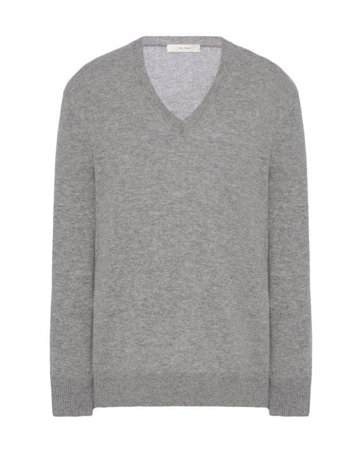 The Row Gray Long-Sleeved Sweater