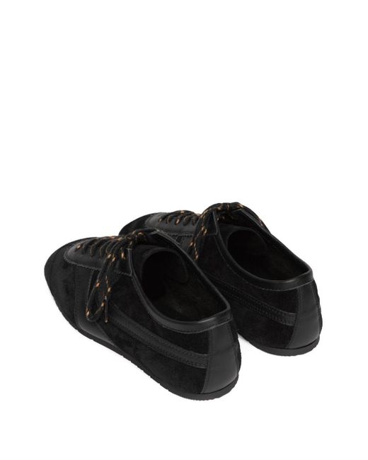 Dries Van Noten Black Lace-Up Low-Top Casual Shoes for men