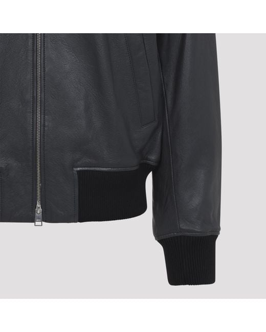 AMI Gray Zipped Jacket for men