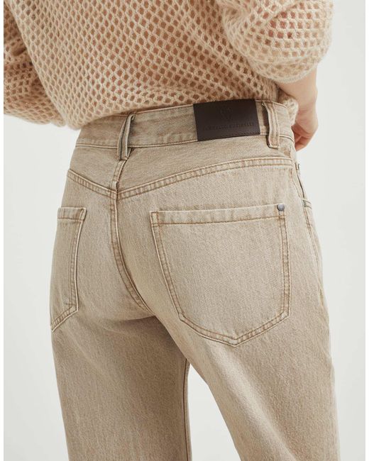 Brunello Cucinelli Natural Cotton Jeans