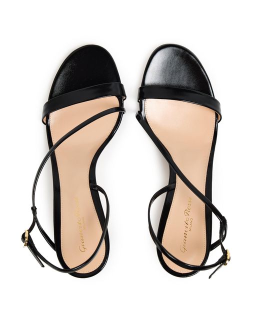 Gianvito Rossi Metallic Simple High-Heeled Sandals