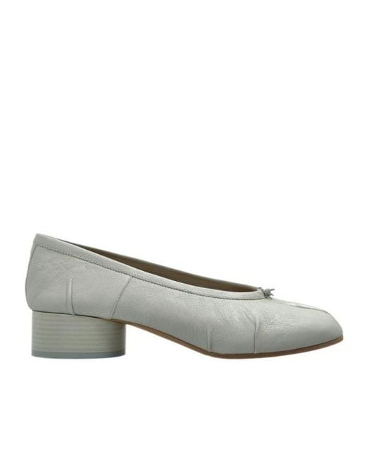 Maison Margiela Gray Tabi Toe Heeled Shoes