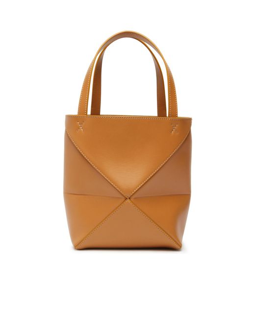 Loewe Brown Puzzle Mini Shoulder Bag