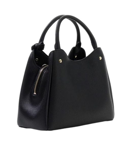 Guess Black Meridian Logo Handbag