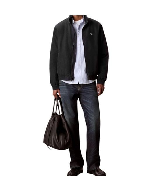 Calvin Klein Black Zipper Jacket for men