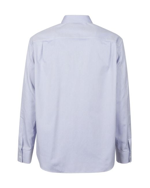 Gucci Blue Long Sleeve Shirt for men