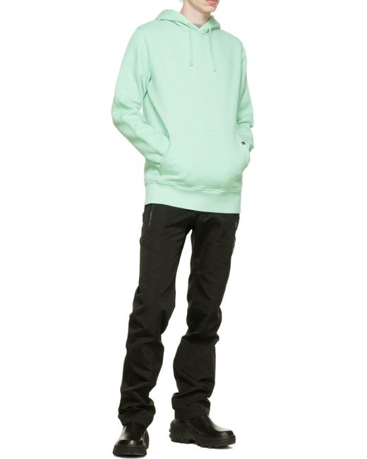 1017 ALYX 9SM Green Cotton Drawstring Hoodie for men