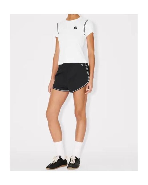 KENZO White Boke Flower 2.0 Embroidered T-Shirt