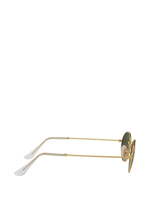 Ray-Ban Green Oval Frame Sunglasses