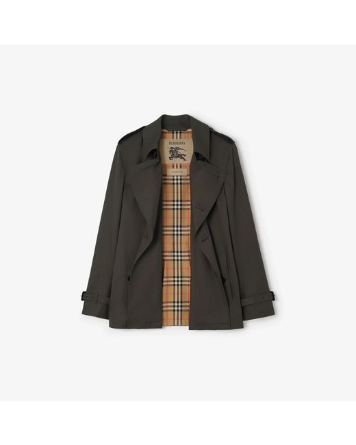 Burberry Black Kensington Belted Trench Coat for men
