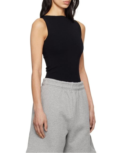 Entire studios Black Crew Neck Vest