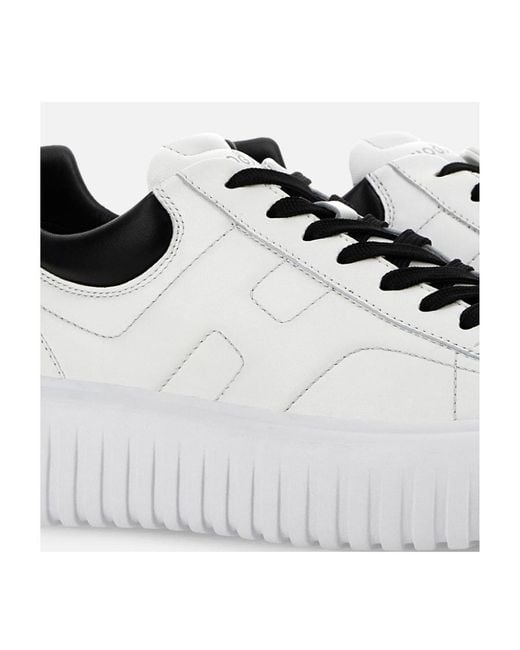 Hogan White H-Stripes/ Sneakers for men