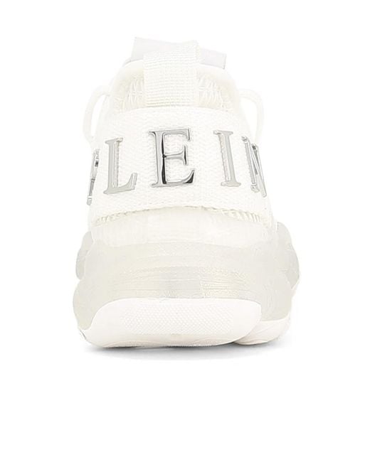 Philipp Plein White Runner Hyper Hock Low-Top Sneakers for men