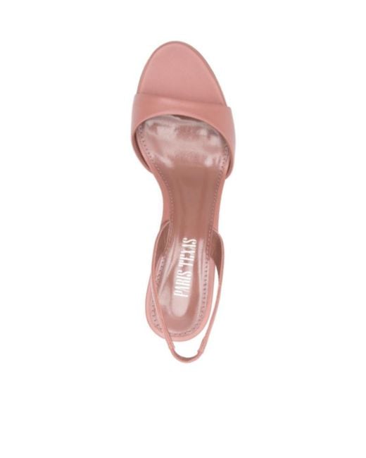 Paris Texas Pink Lidia Slingback Sandals