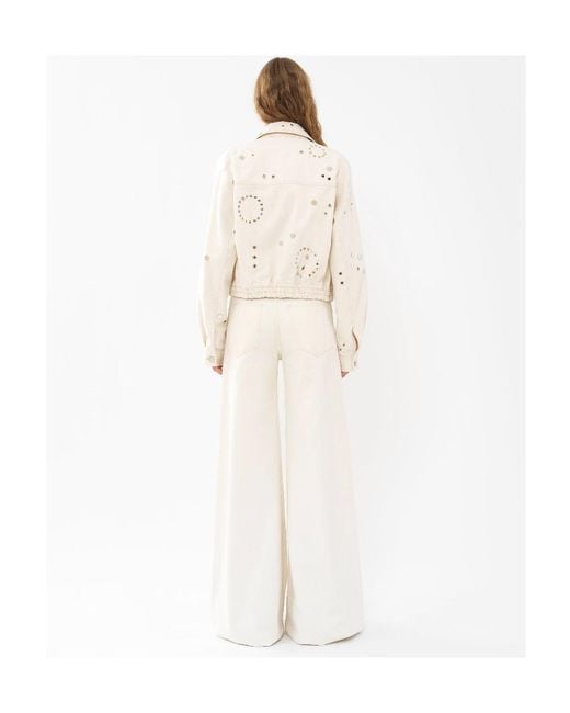 Chloé White Long-Sleeved Jacket