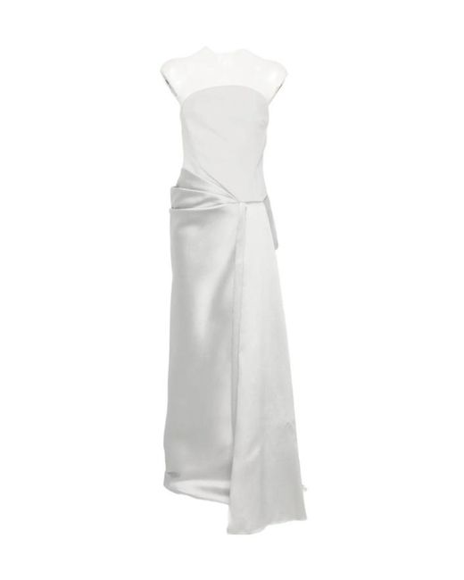 Solace London White Off-The-Shoulder Dress