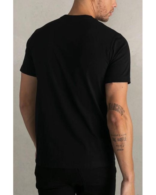 BALR Black Signature Logo T-Shirt for men