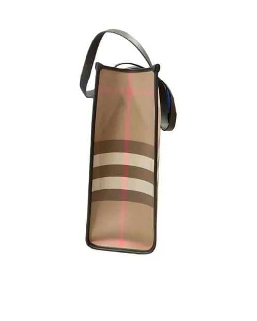 Burberry Green Medium Check Tote