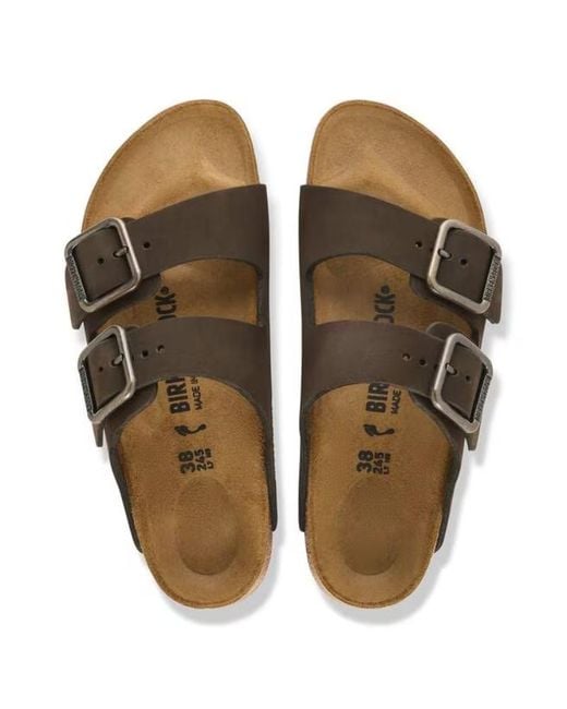 Birkenstock Brown Arizona Wire Buckle for men