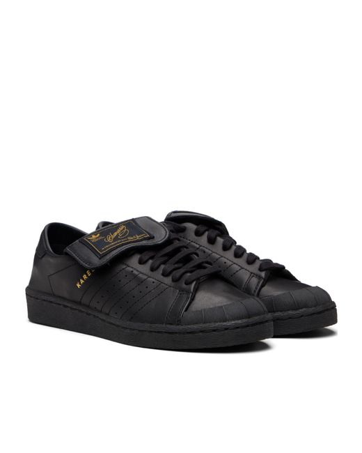 Willy Chavarria Black X Adidas Originals Collaboration Jabbar Low-Top Casual Sneakers for men