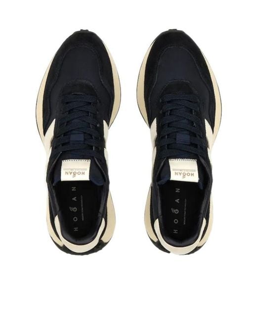 Hogan Blue H601 Lace-Up Sneakers for men