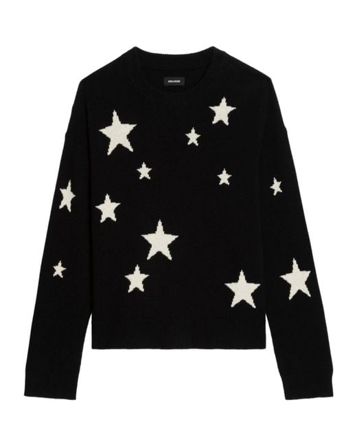 Zadig & Voltaire Black Long-Sleeve Knit Top