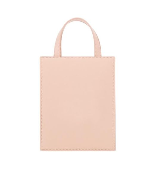 Ferragamo Pink Gancini-Plaque Mini Tote Bag