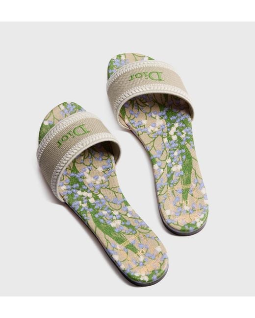 Dior White Dway Slide