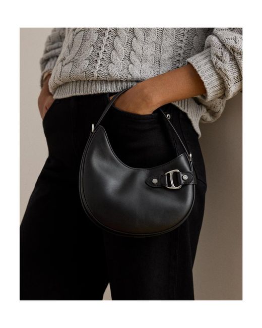 Ralph Lauren White Tasha Small Shoulder Bag