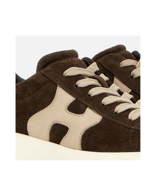 Hogan Brown Rebel Sneakers