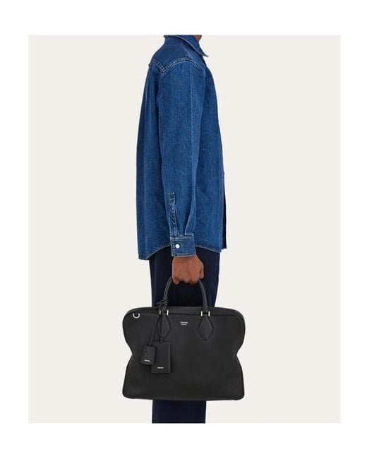 Ferragamo Black Ferragamo Tote for men