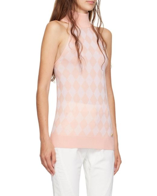 Balmain Pink Diamond Turtleneck