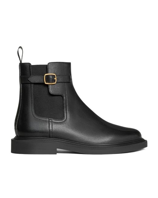 Céline Black Universite Chelsea Boot
