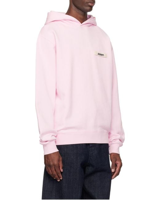 Jacquemus Pink Hoodies for men