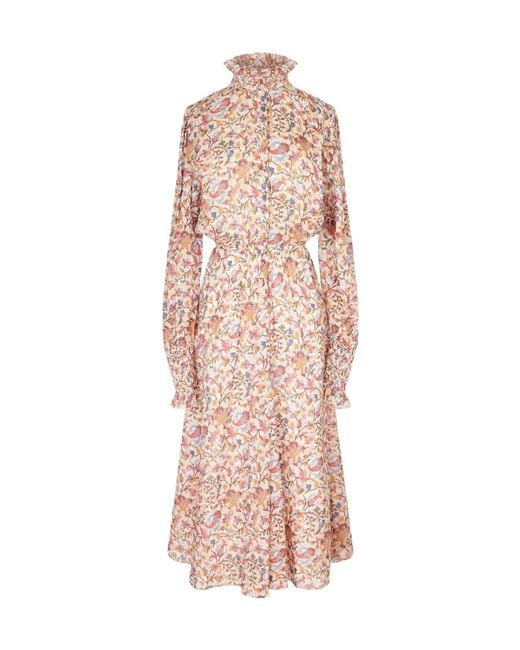 Isabel Marant Pink Galoa Cotton Dress