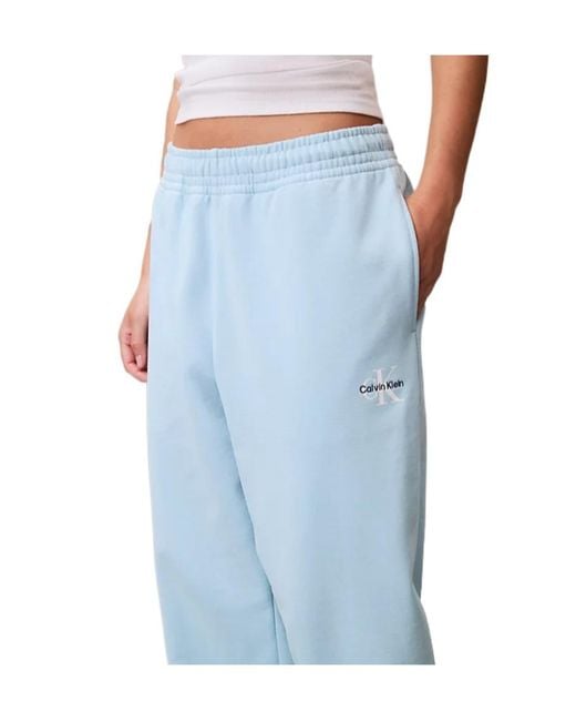 Calvin Klein Blue Monologo French Terry Jogger