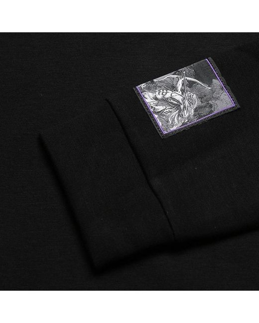 Emporio Armani Black Round-Neck Sweater for men