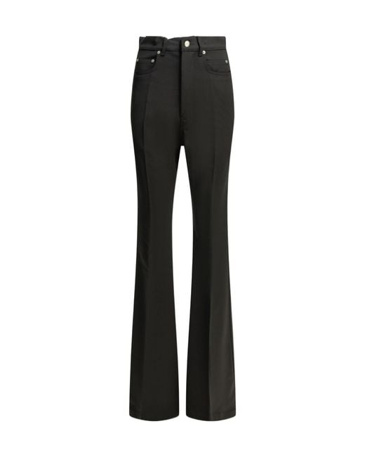 Rick Owens Black 'Bolan' Flared Jeans